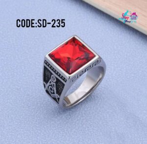 Retro 316L High Quality Zirconia Finger Ring ( COD:SD-235)