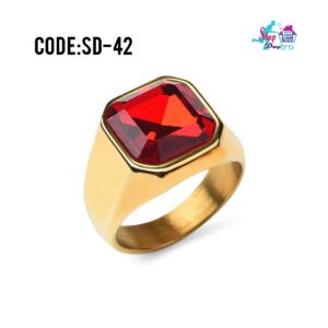 অরজিনাল রুবি পাথর হাতের আংটি (Code:SD242)