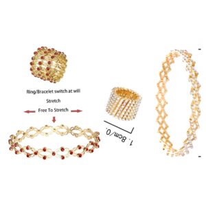 2 In 1 Magic Retractable Ring Bracelet(2pc-Combo)