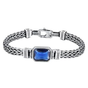 Blue Stone New Stainless-Steel Bracelet