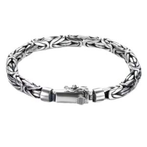 Sterling Silver Byzantine Bracelet