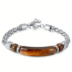 Camila Paperclip Chain Silver Bracelet