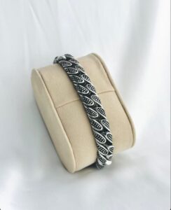 316L Stainless Steel Tribal Tattoo Pattern Curb Chain Bracelet